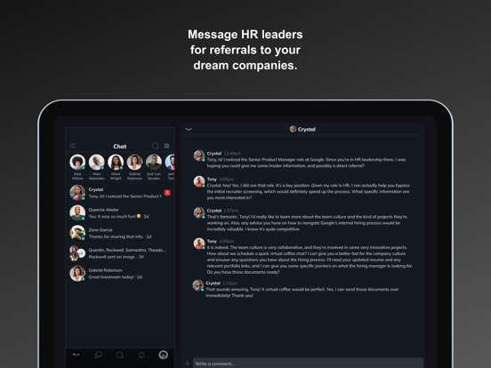 The Black In HR iPad screenshot 4 - Social Networking app