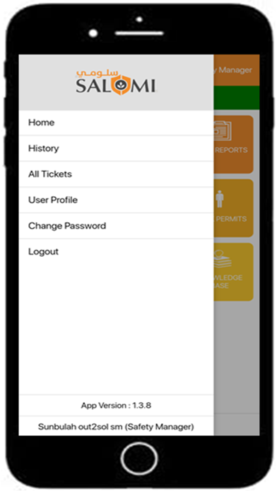 SALOMI Safety Management App Screenshot