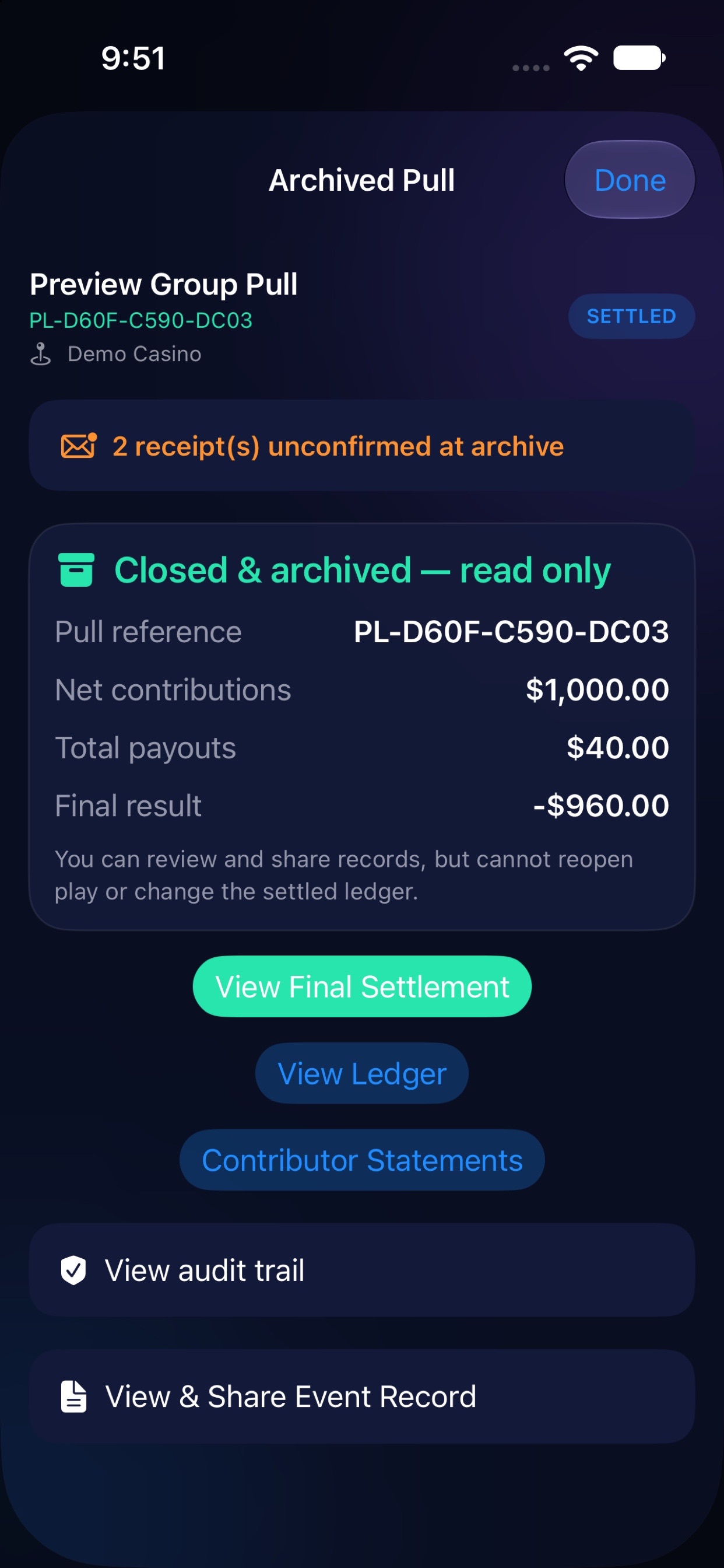 Screenshot 9 of PullLedger