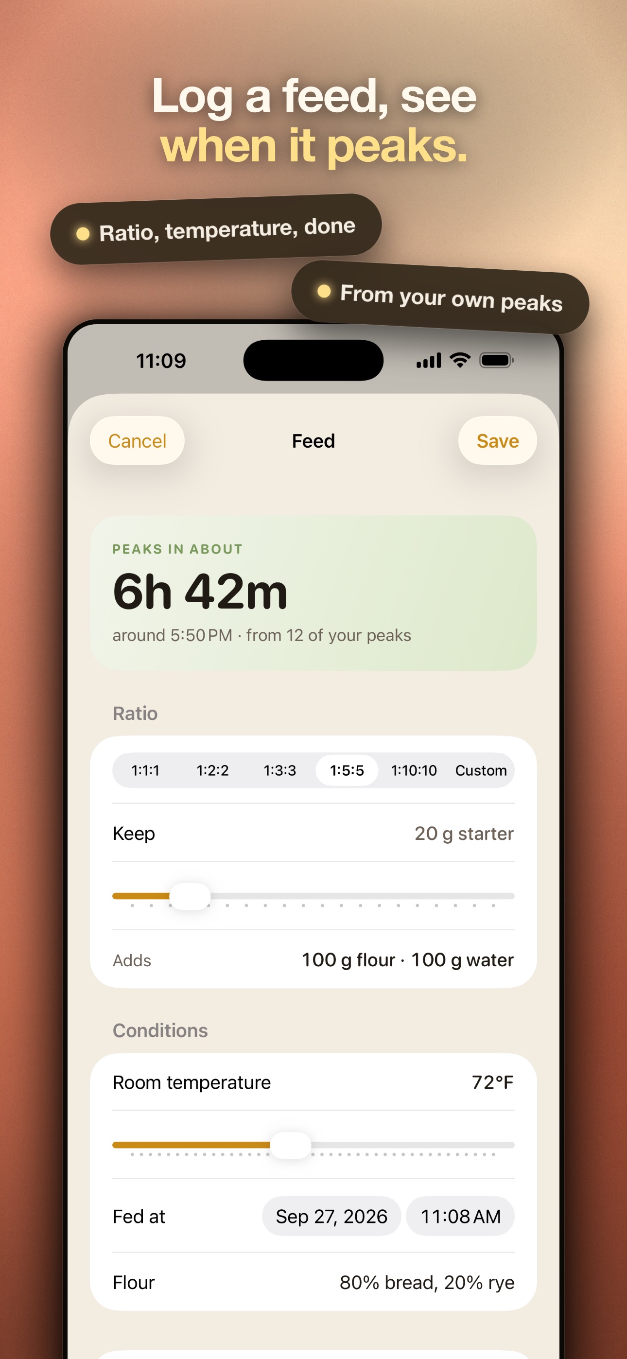 Screenshot 4 of Sourdough Tracker - Krumo