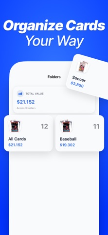 CardSense: Sports Card Scanner iPhone screenshot