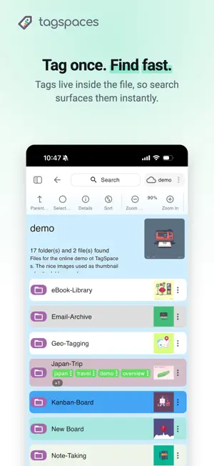 TagSpaces screenshot 1