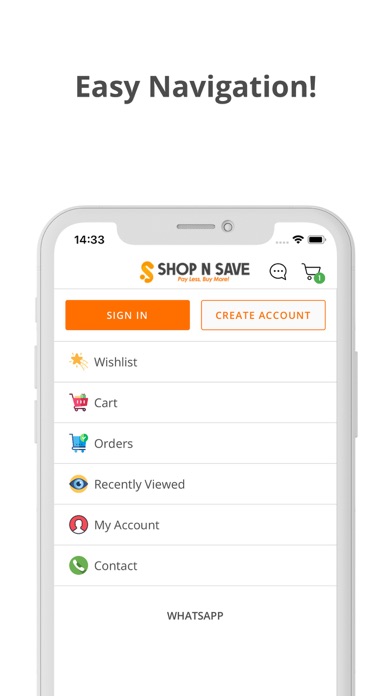 Shop N Save App Screenshot