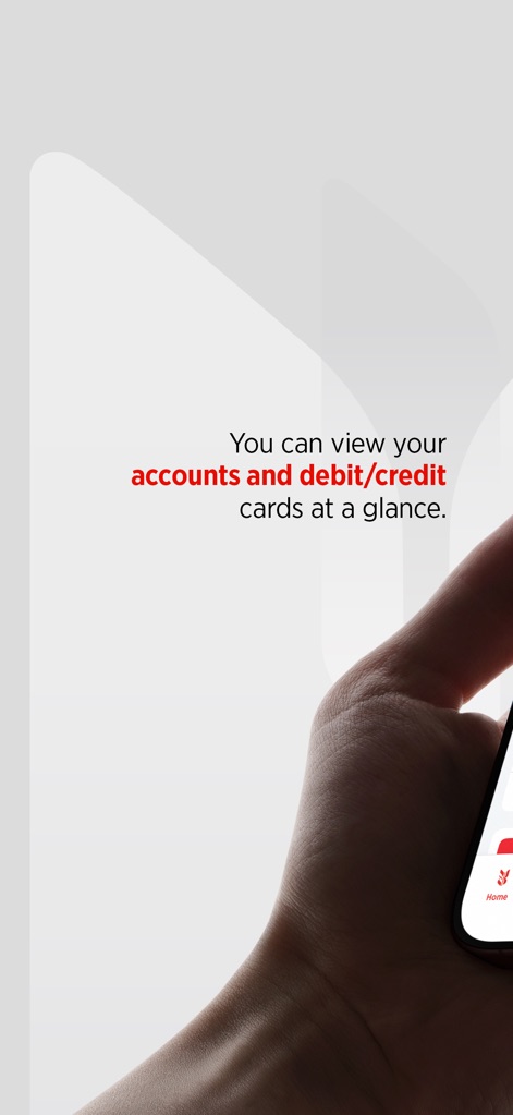 Ziraat Katılım - The app offers a comprehensive view allowing users to quickly see their "accounts and debit/credit cards" at a glance.