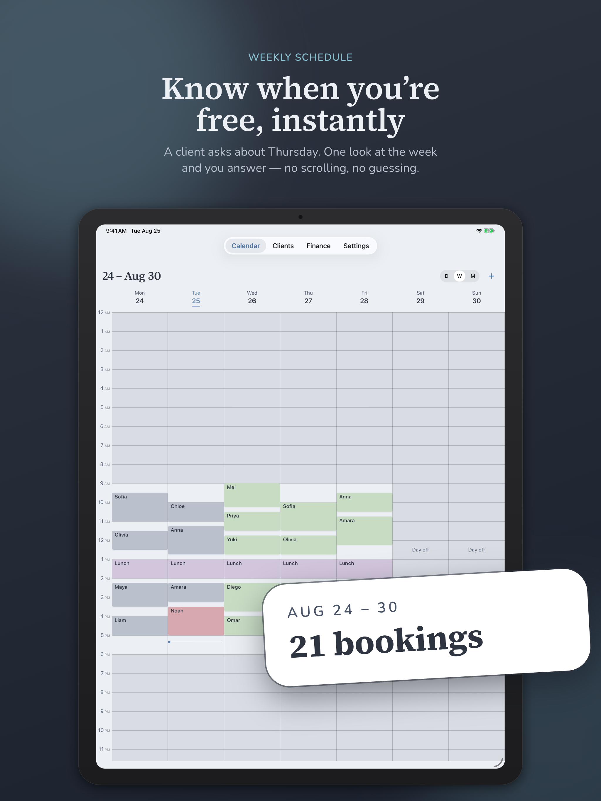 Pocket Client Book: Diary screenshot 12