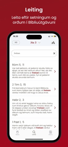 Bíbliuappin Screenshot 5 of 5
