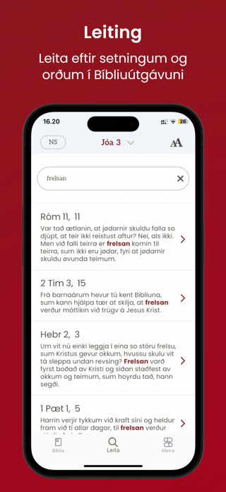 Bíbliuappin Screenshot 5 of 5