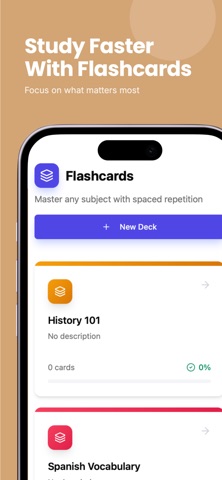 Flashcards-Simple Study App Screenshot 3 of 3