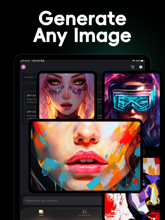ChatGOAT AI -ChatBot Assistant iPad screenshot 5 - Utilities app