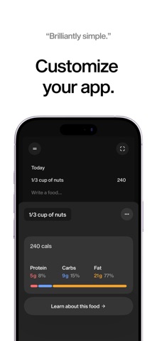 Mist - Nutrition Tracker Screenshot 7 of 8