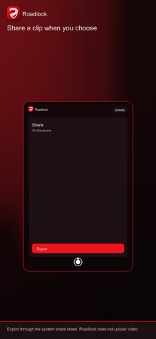 Dash Cam Phone - Roadlock Screenshot 8 of 10