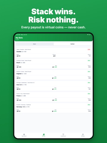 Sport Bet Simulator - betSIM iPad screenshot