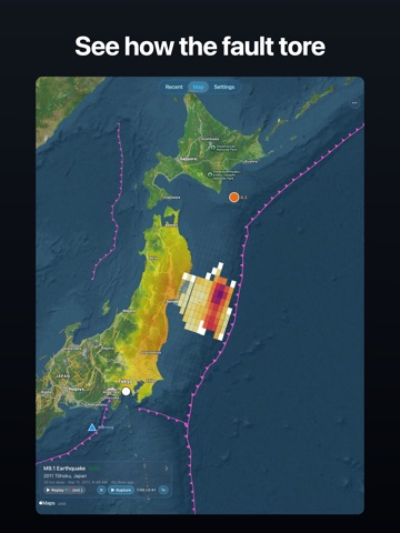 NewQuake: Earthquake Tracker iPad screenshot 7