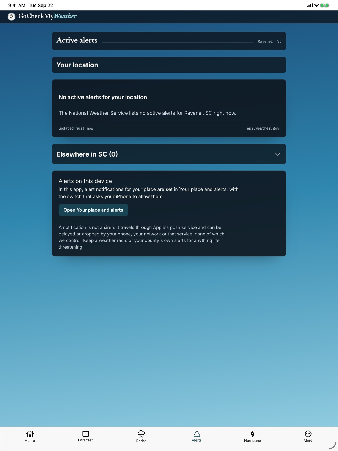 Screenshot 10 of GoCheckMyWeather