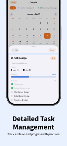 Glance: Project & Task Planner Screenshot 4 of 7