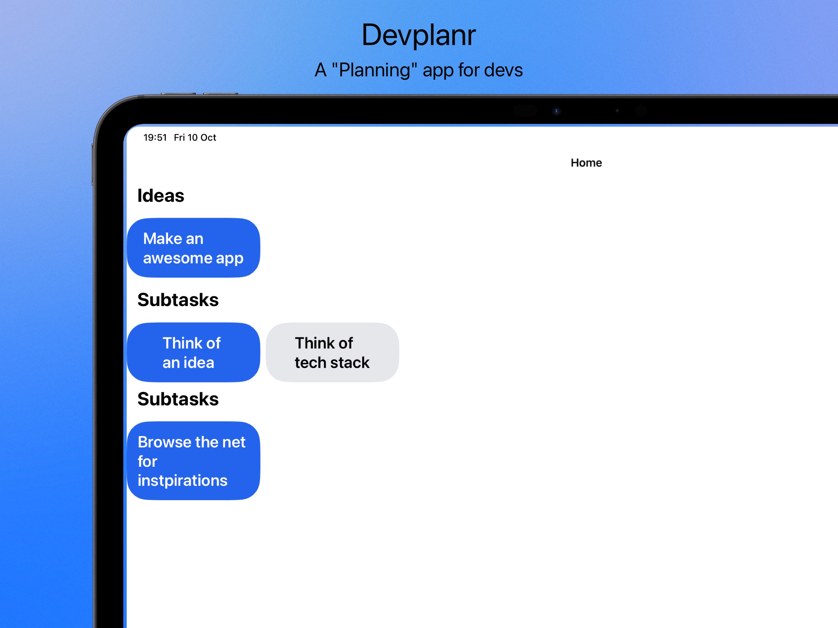 DevPlanr screenshot 4