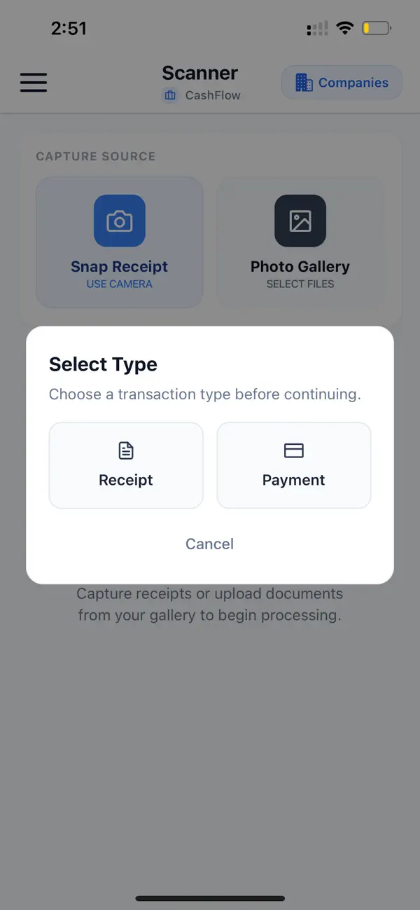 Screenshot #1 pour Cashflow Tax