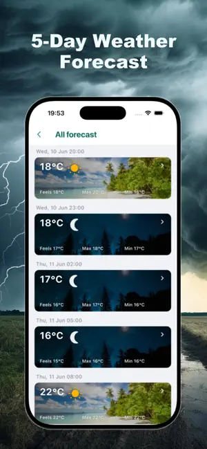 Weather Wizard : Live Forecast iPhone screenshot 3