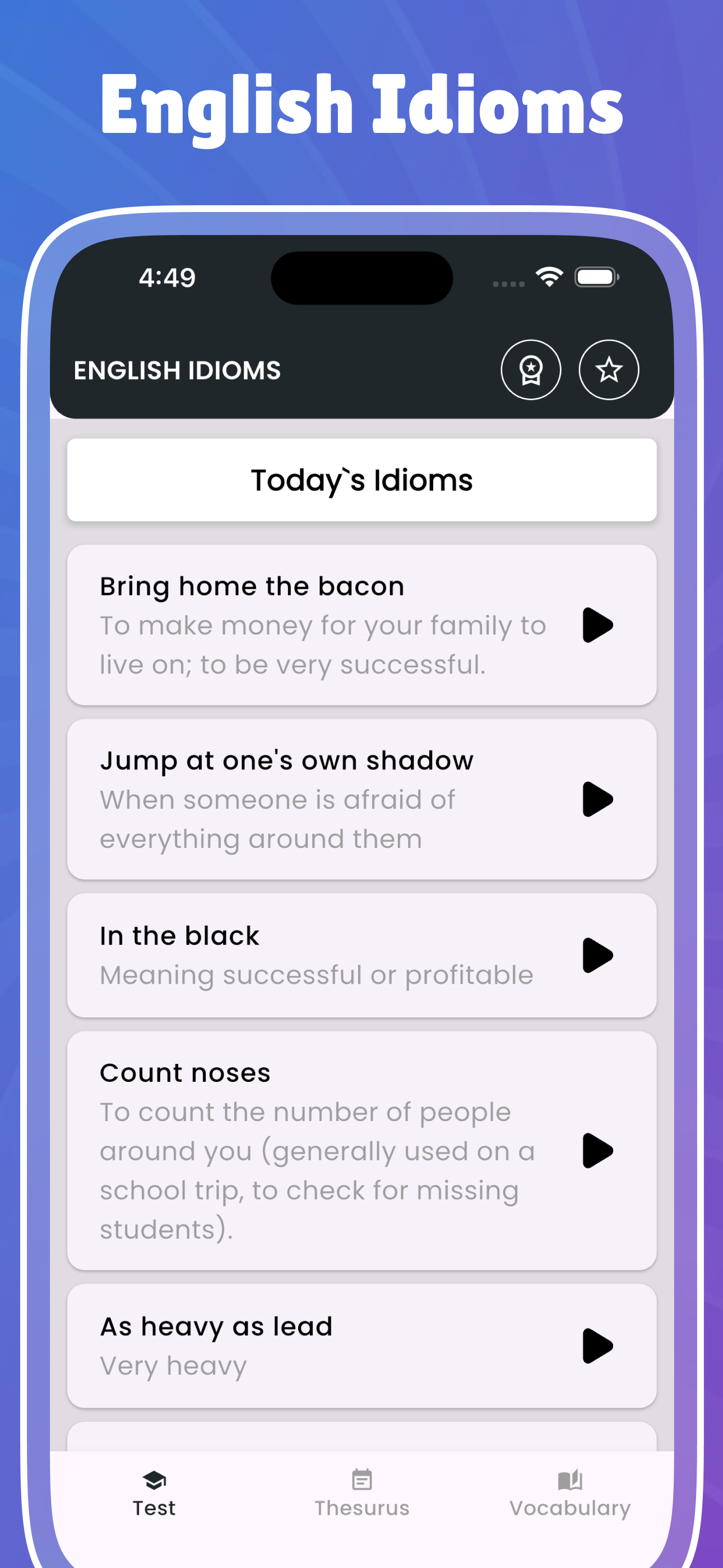 English Idioms & Slang Phrases