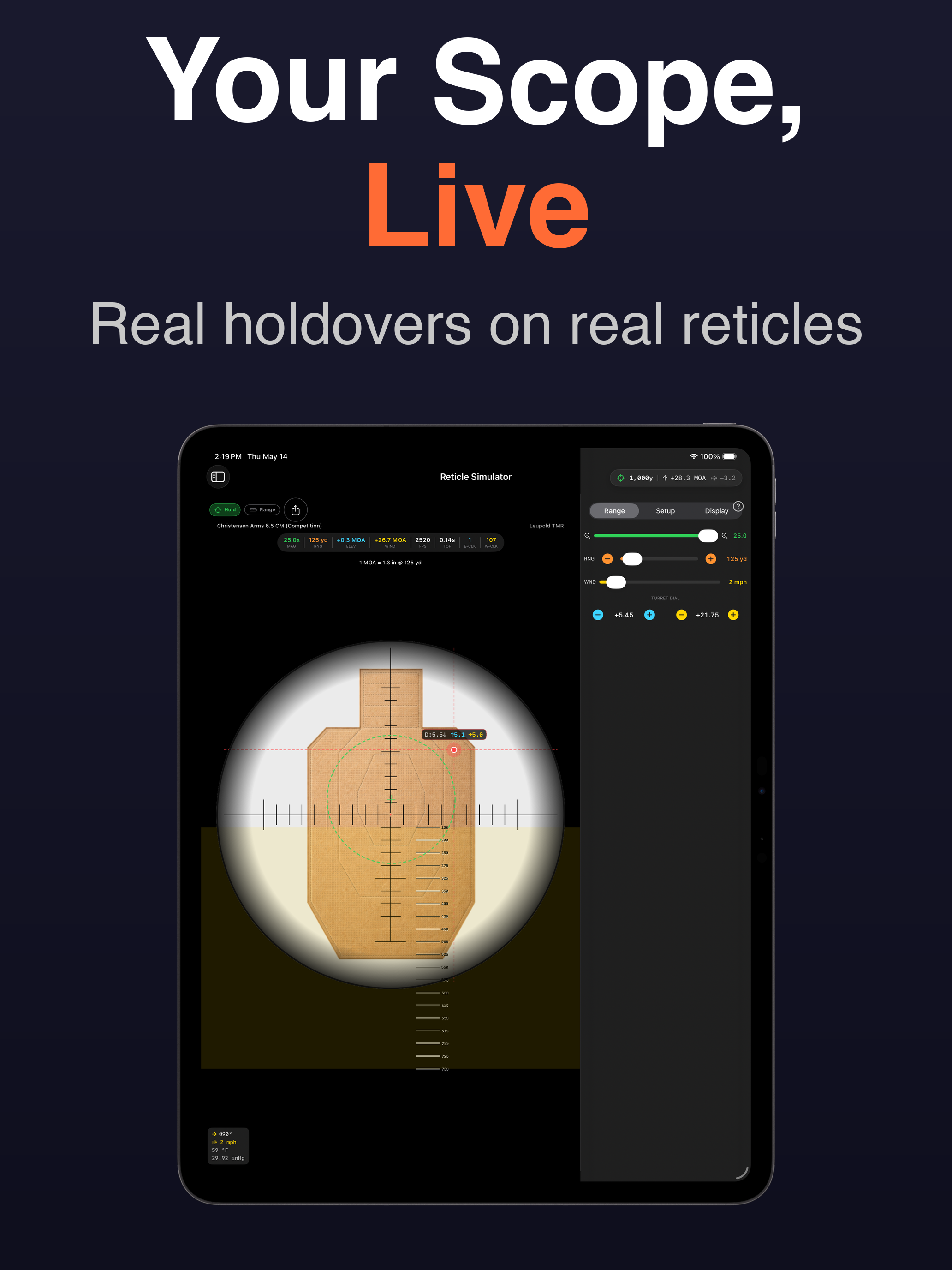 Zima: Ballistics Calculator screenshot 13