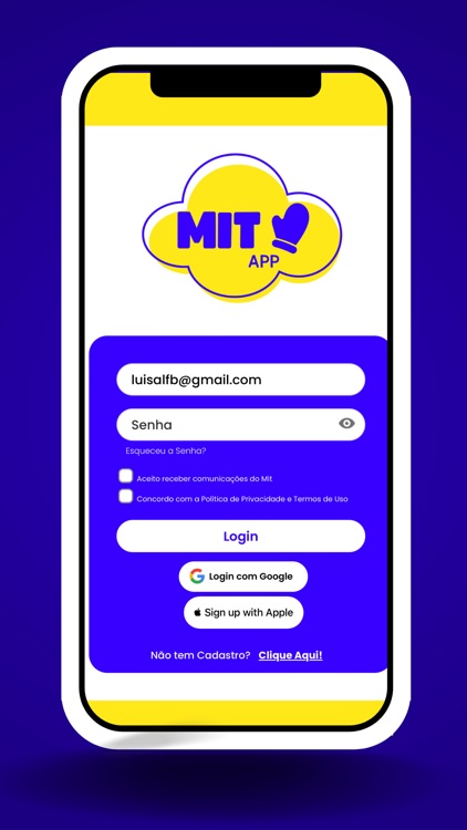 Mit App - Amigos e Eventos