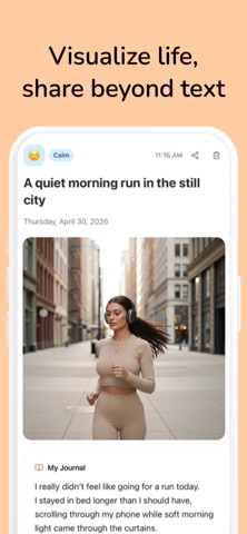 Re:feel - AI Mood Journal&Feed iPhone screenshot