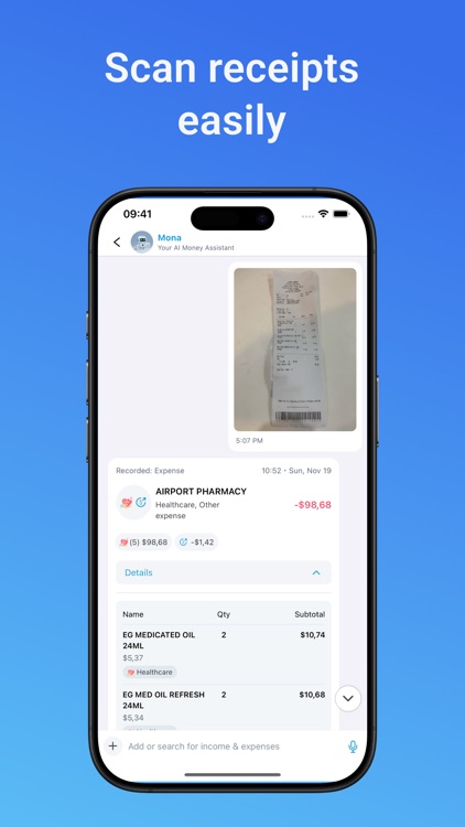 Mona AI - Money Tracker screenshot-3