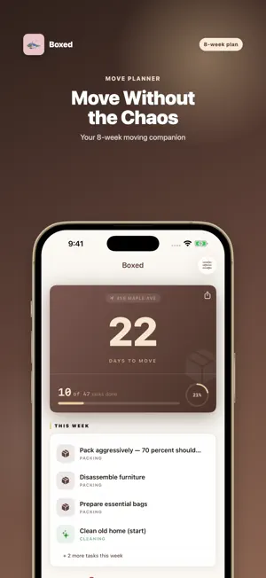 Moving Checklist - Boxed screenshot 1