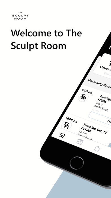 The Sculpt Room Pilates iPhone screenshot 1 - Health & Fitness app