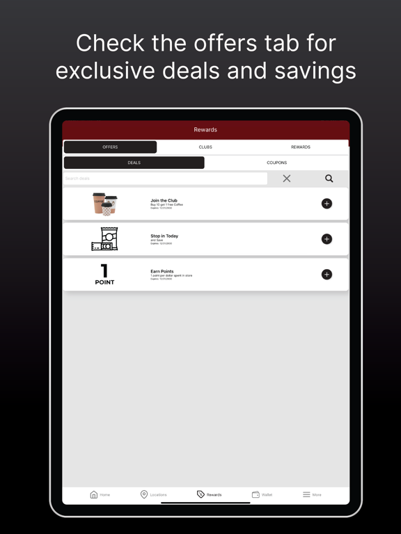 Bros Rewards iPad screenshot