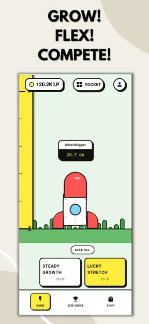 Mine is bigger: Grow & Show screenshot 1