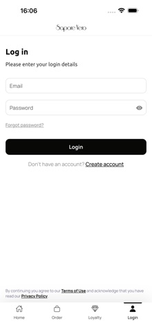Sapore Vero Hub iPhone screenshot