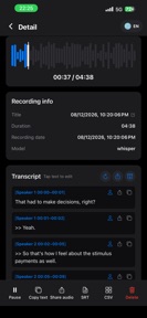 VoxSafe-Offline Transcription screenshot