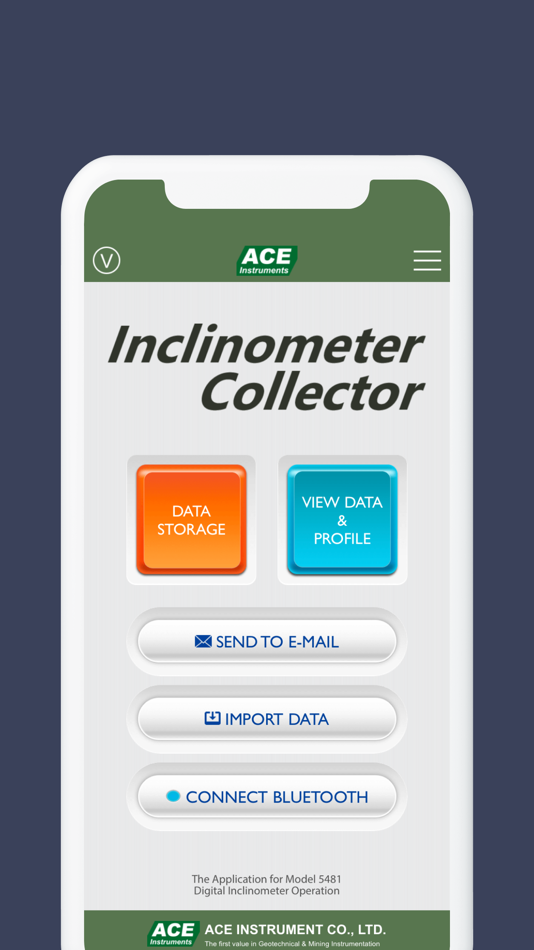 #1. Inclinometer Collector (iOS) 由: ACE INSTRUMENT CO. LTD.