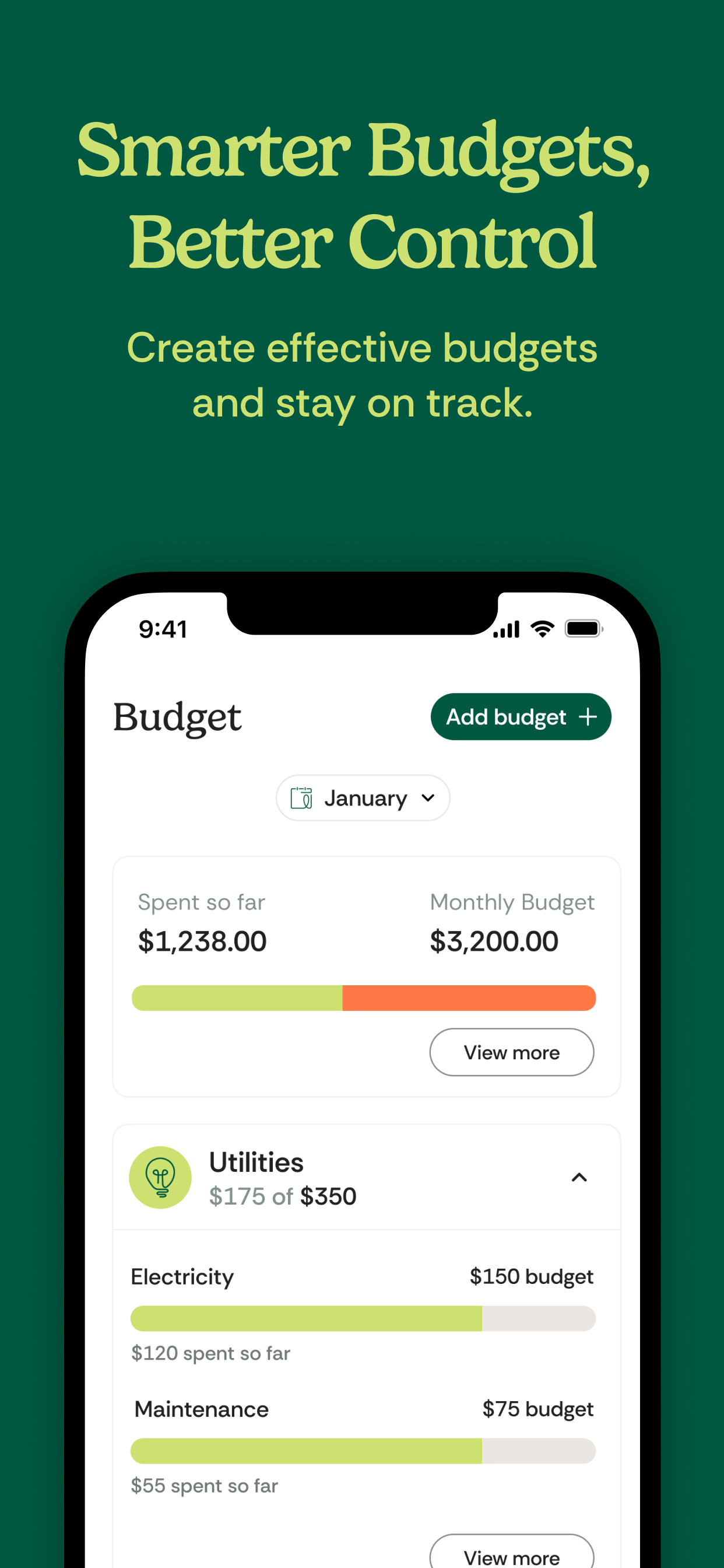 Finy - Budget, Track, Save