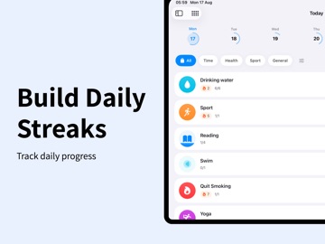Daily Habit Tracker - Ritunary iPad screenshot