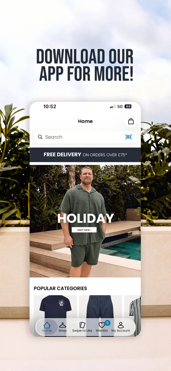 Screenshot #1 pour BadRhino - Big Men’s Clothing