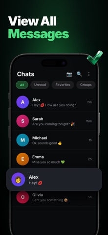 WhatSeen: Online Contacts Screenshot 2 of 6
