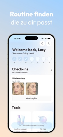 Noe AI Skincare iPhone screenshot 1