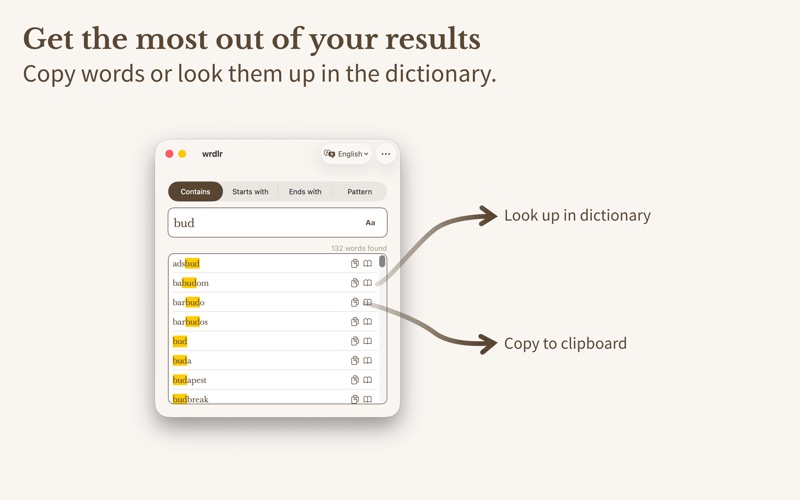 Screenshot #3 pour wrdlr Word Finder