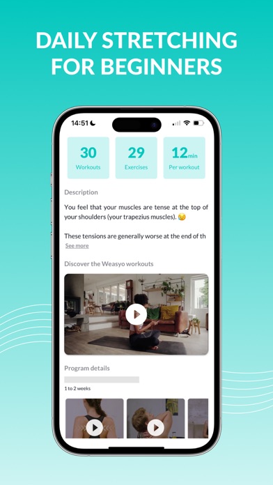 Weasyo: Physical Therapy Plans Screenshot