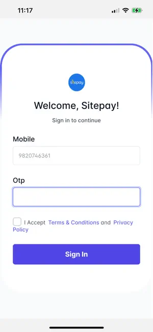Sitepay screenshot 2