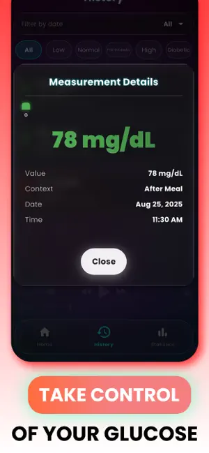 Blood Sugar Tracker: BS Log screenshot 3