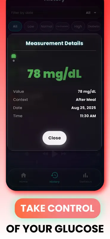 Blood Sugar Tracker: BS Log screenshot 3 of 3
