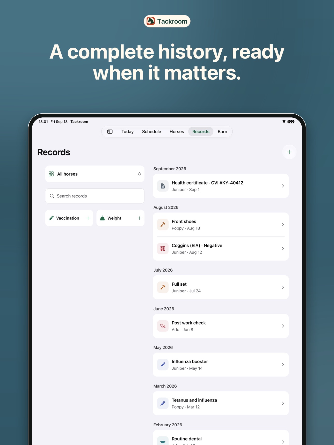 Screenshot 12 of Tackroom: Horse Management