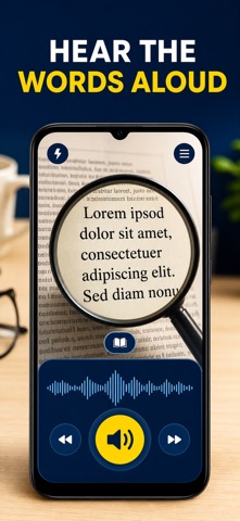 Magnifier: Zoom Text Reader iPhone screenshot
