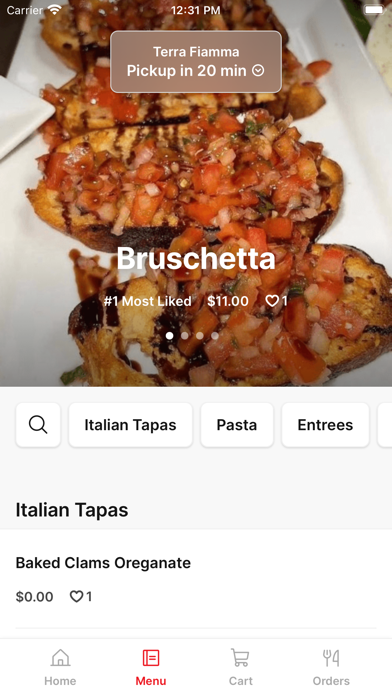 Terra Fiamma iPhone screenshot 2 - Food & Drink app