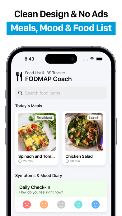 FODMAP Coach - Diet Foods Screenshot