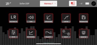 SixTen DSP Bluetooth Control screenshot