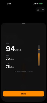 Level: Sound Level Meter screenshot 2